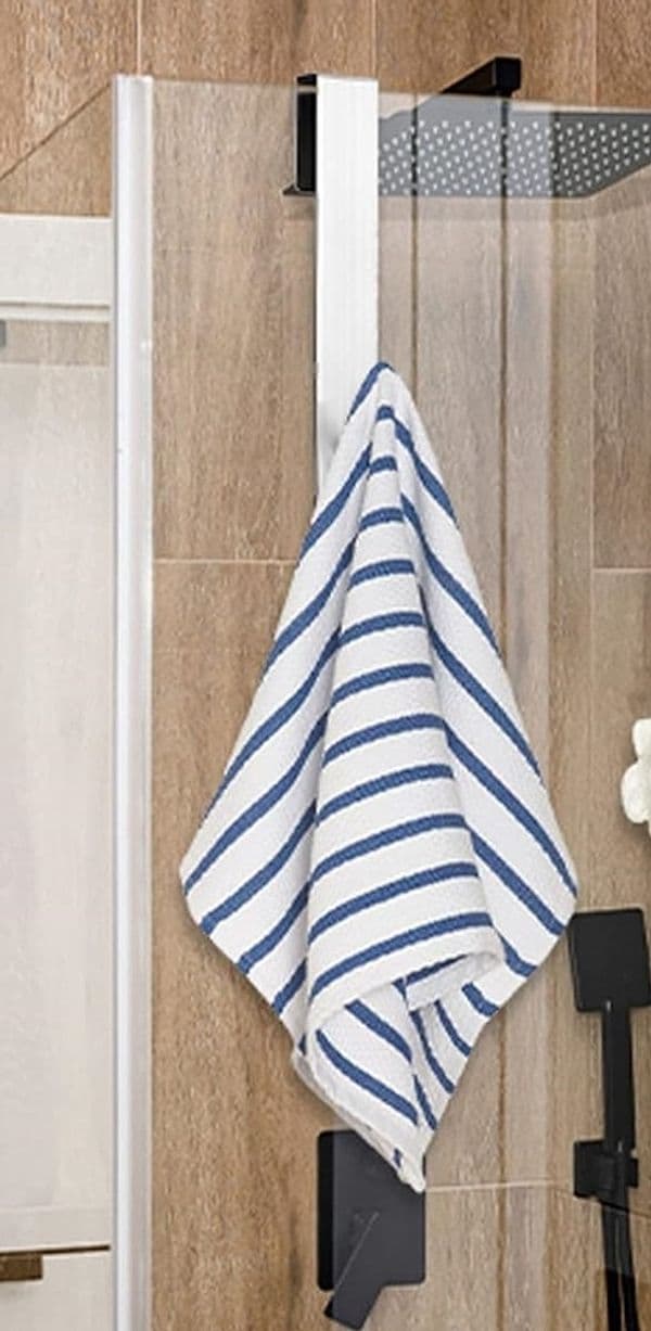 GANCIO PER PORTA BOX DOCCIA APPENDI ASCIUGAMANO ACCAPPATOIO BAGNO 4X13.5CM 87764 in Ganci portasciugamani Trade Shop italia - Napoli, commercioVirtuoso.it