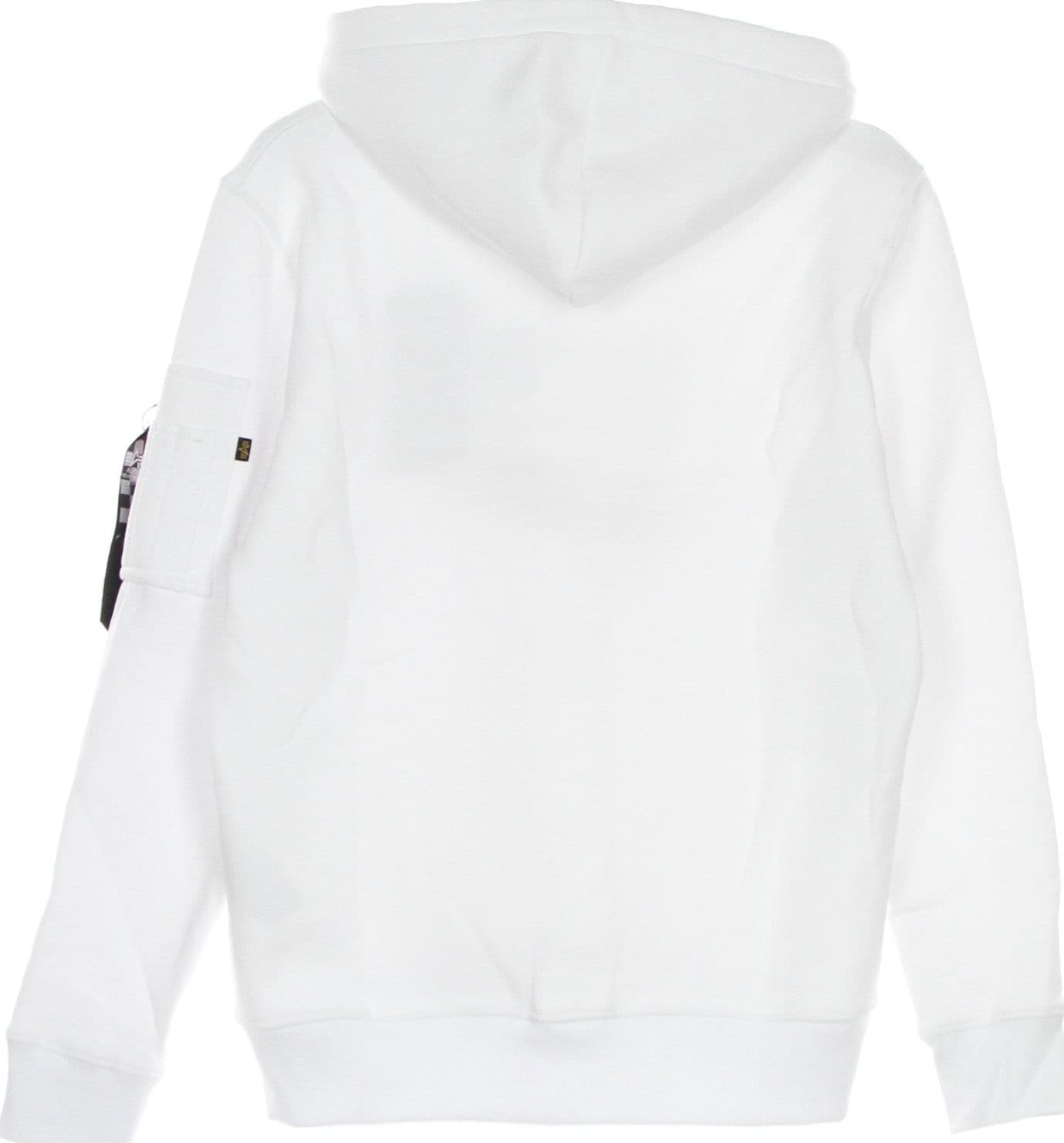ALPHA INDUSTRIES Felpa Cappuccio Uomo Hot Wheels Flag Hoody White da uomo in Felpe con cappuccio Drestige - Casamassima, commercioVirtuoso.it