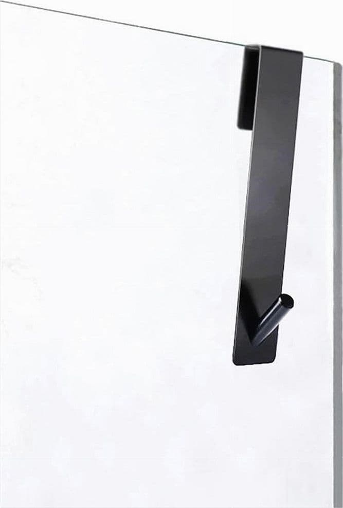 GANCIO PER BOX DOCCIA APPENDI ASCIUGAMANO ACCAPPATOIO BAGNO 4 X 18 CM NERO 87770 in Ganci portasciugamani Trade Shop italia - Napoli, commercioVirtuoso.it