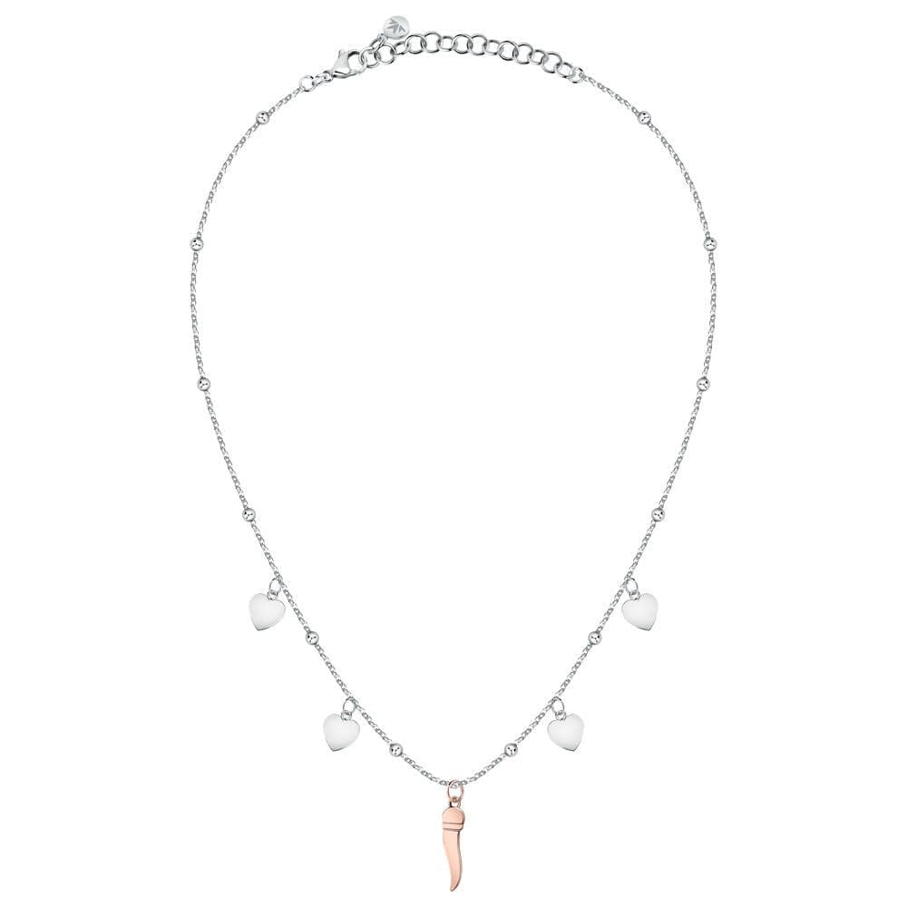 Collana MORELLATO donna Passioni peperoncino / cuori - Limited in Collane Web Time Orologi - Milano, commercioVirtuoso.it