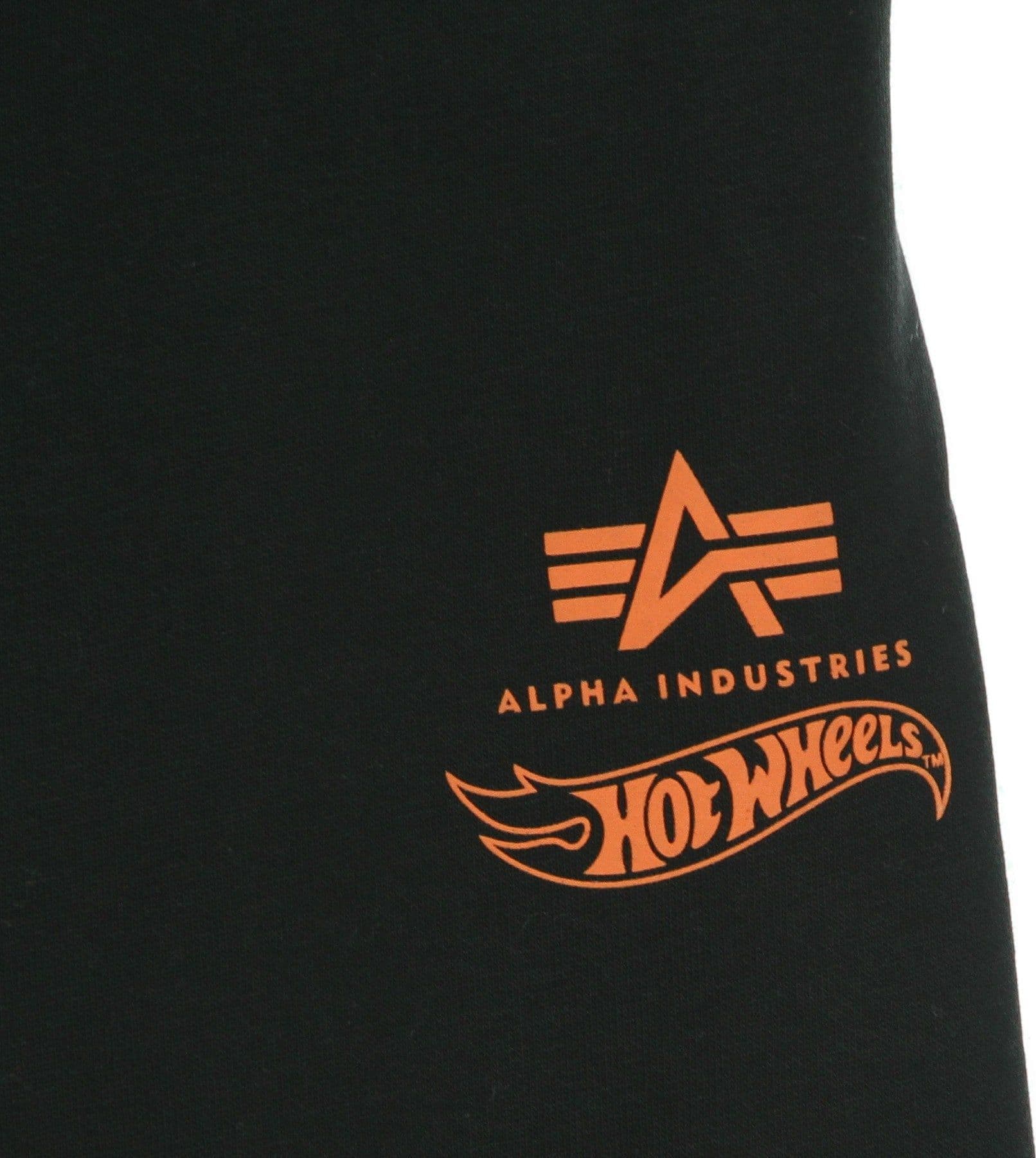 ALPHA INDUSTRIES Pantalone Tuta Felpato Uomo Flame Jogger X Hot Wheels Black da uomo in Pantaloni sportivi Drestige - Casamassima, commercioVirtuoso.it