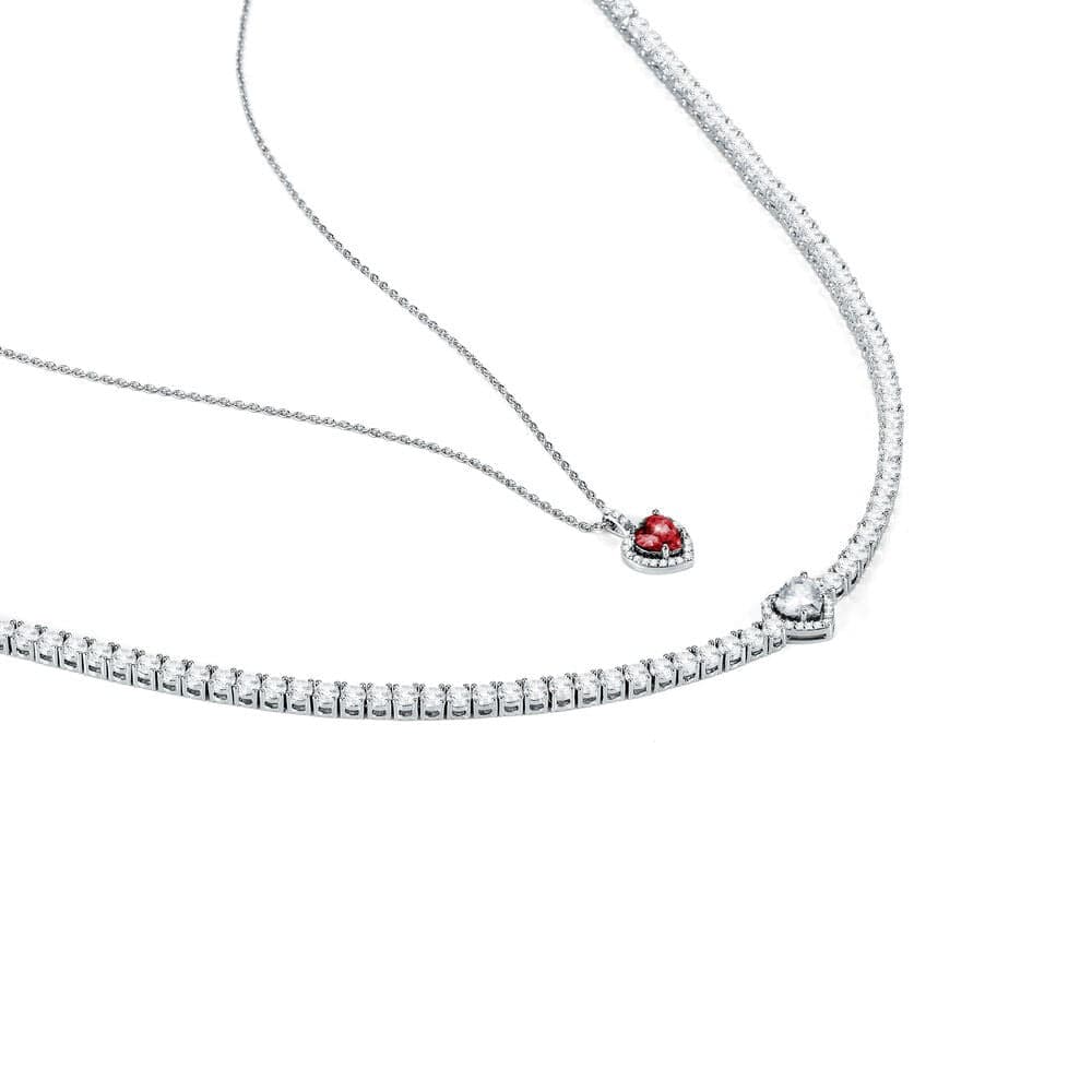 Collana MORELLATO donna Tesori argento 925 / cristalli bianchi in Collane Web Time Orologi - Milano, commercioVirtuoso.it