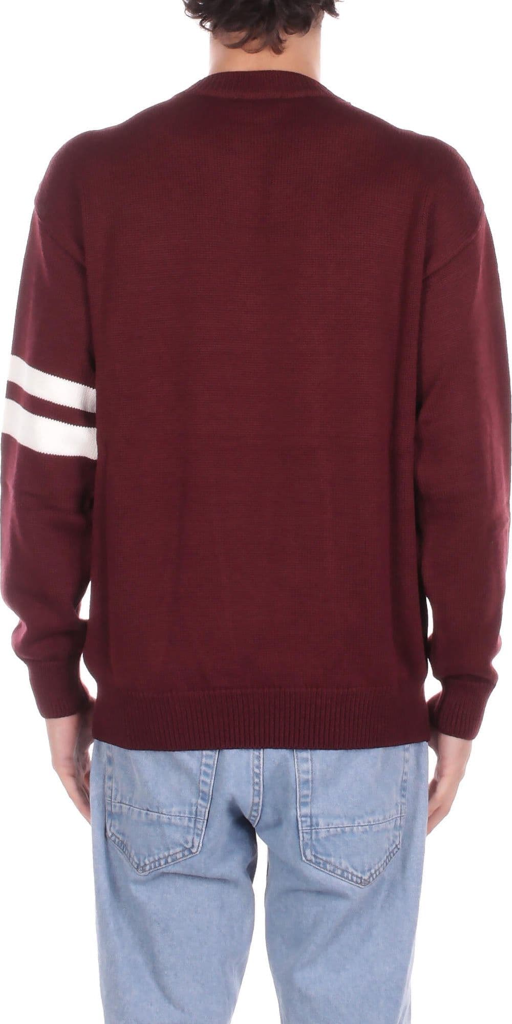 GCDS Maglie Burgundi da uomo in Maglioni Drestige - Casamassima, commercioVirtuoso.it