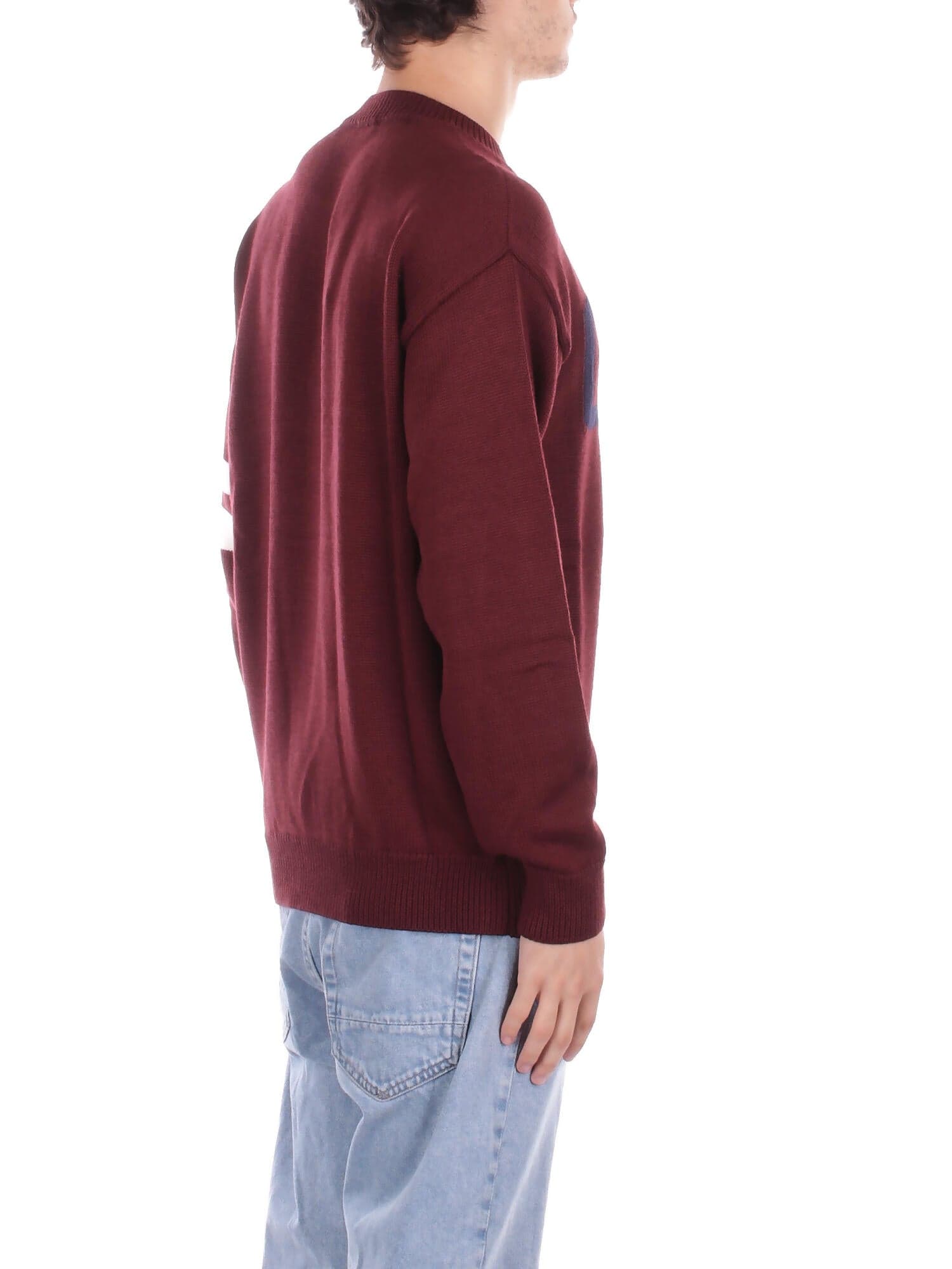 GCDS Maglie Burgundi da uomo in Maglioni Drestige - Casamassima, commercioVirtuoso.it