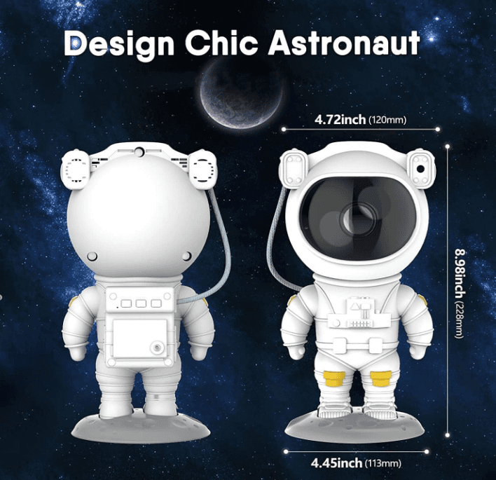 I-TOTAL® - Proiettore a LED effetto cielo stellato, lampada proiettore modello Astronauta in Luci notturne per bambini Cartospedia - Napoli, commercioVirtuoso.it