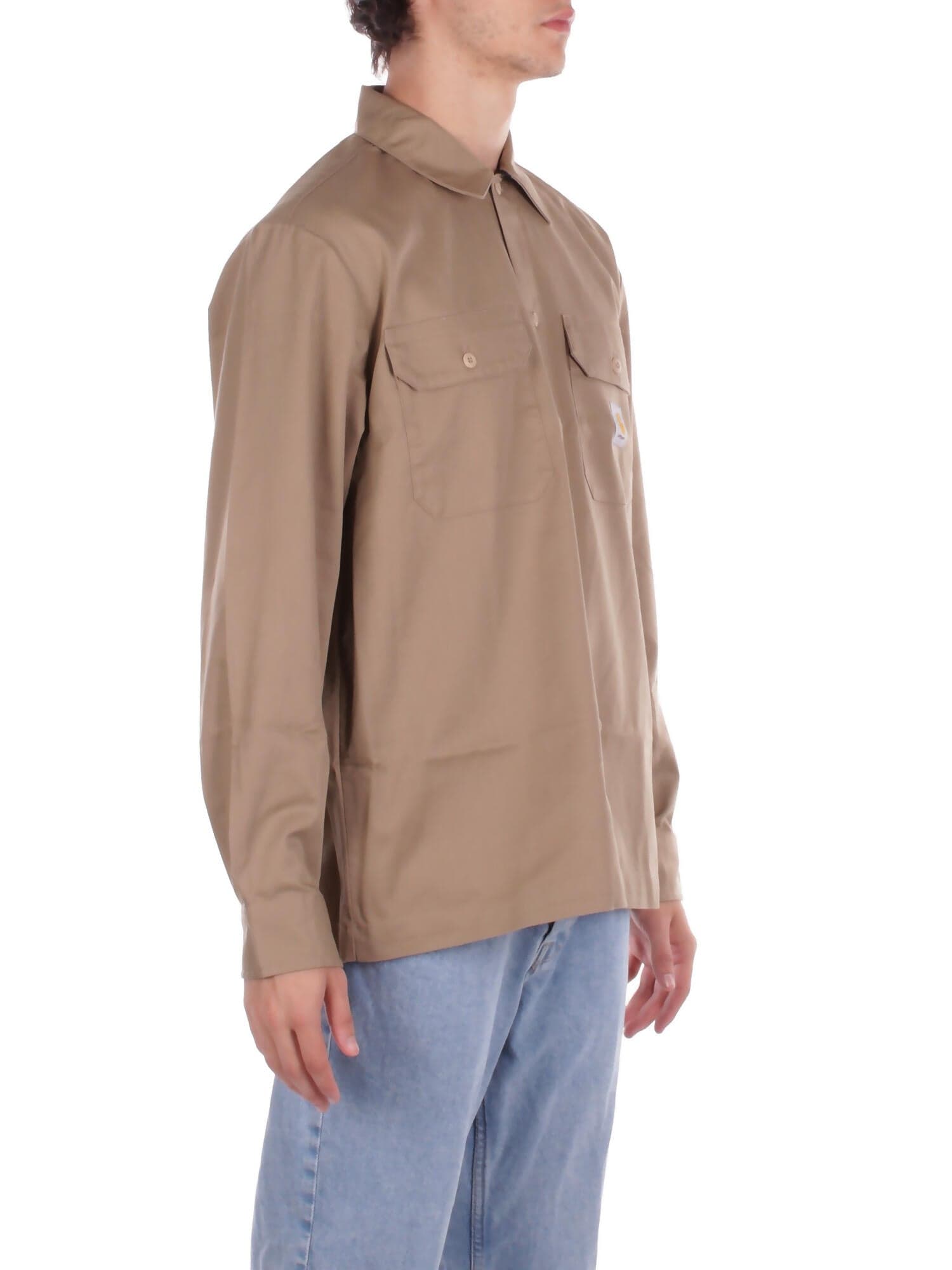 CARHARTT Camicie Beige da uomo in Camicie casual Drestige - Casamassima, commercioVirtuoso.it