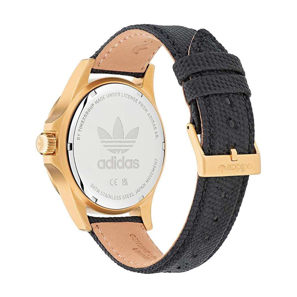 Orologio ADIDAS uomo EXPRESSION ONE pelle nero / dorato in Orologi da polso Web Time Orologi - Milano, commercioVirtuoso.it