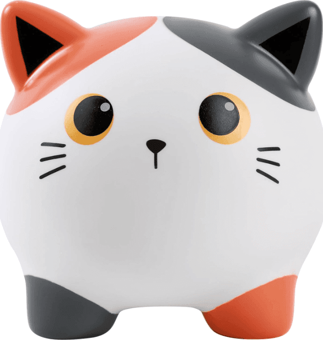 i-Total- Salvadanaio in plastica Gatto Arancione (XL2500) in Salvadanai decorativi Cartospedia - Napoli, commercioVirtuoso.it
