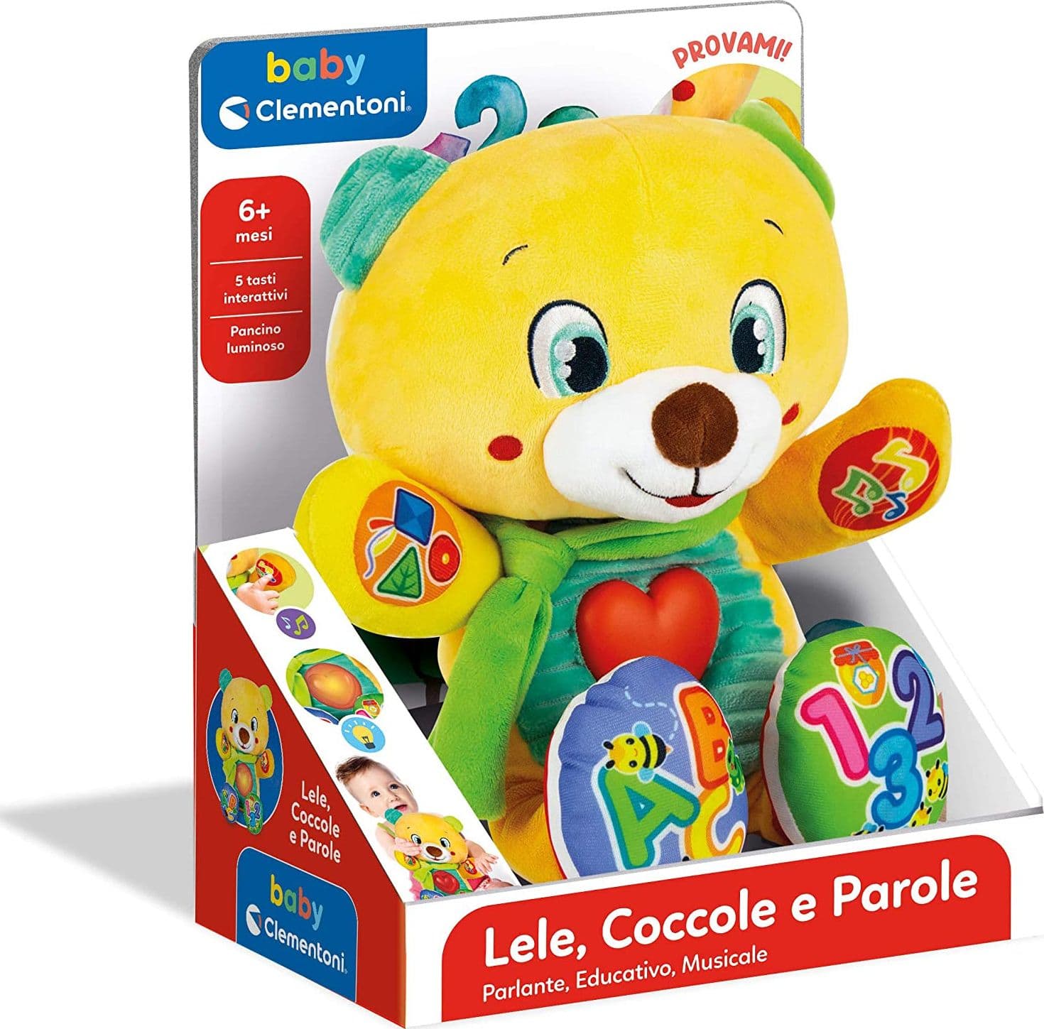17965 - Lele Coccole e Parole - Orsetto Peluche parlante interattivo