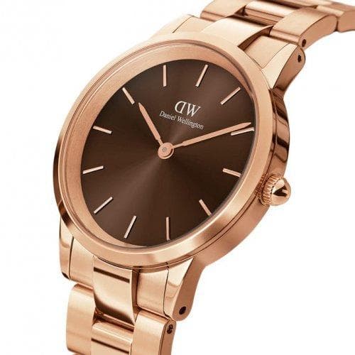 DANIEL WELLINGTON - orologio ICONIC LINK AMBER in Orologi da polso Alba Gioielli - Casoria, commercioVirtuoso.it
