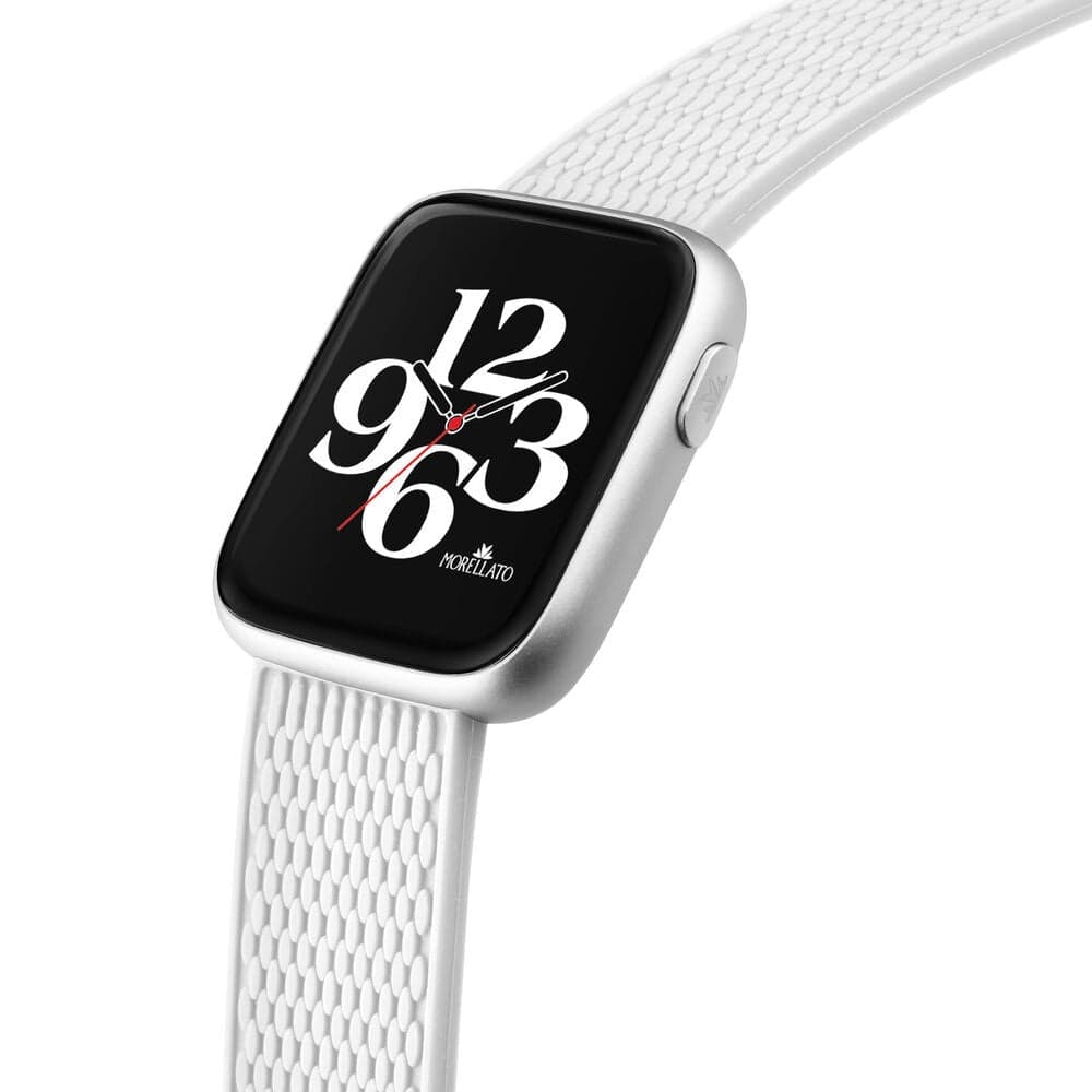 Smartwatch MORELLATO donna M-01 Touch gomma bianco in Smartwatches fashion Web Time Orologi - Milano, commercioVirtuoso.it