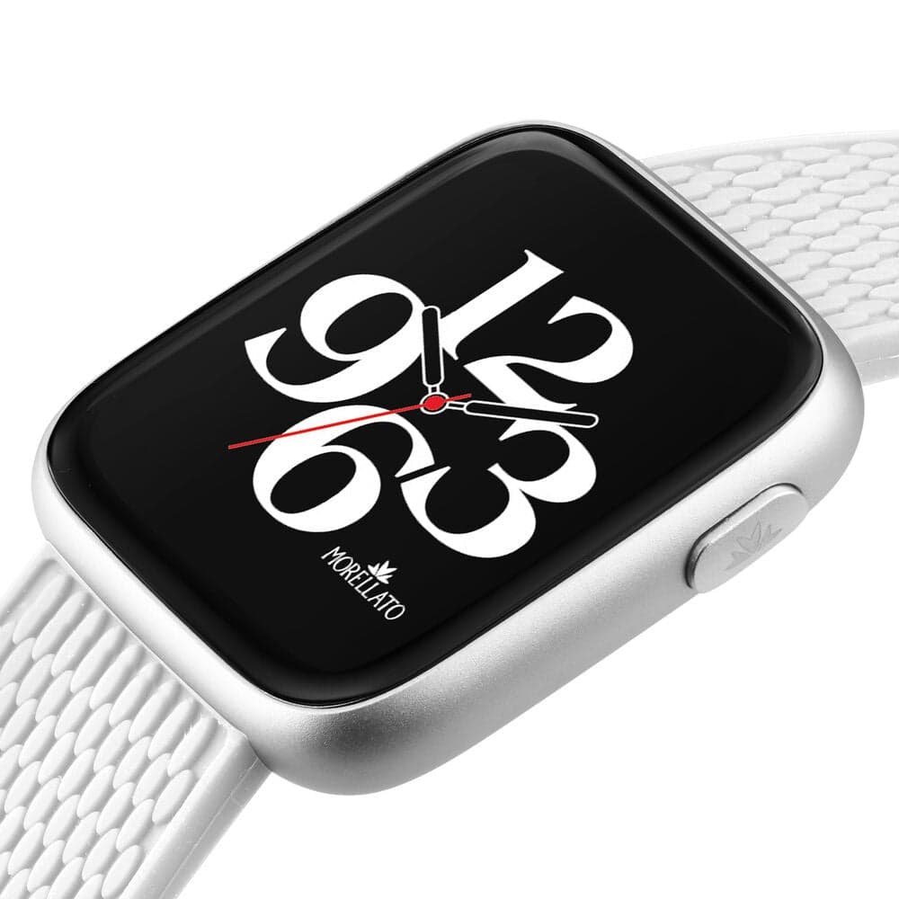 Smartwatch MORELLATO donna M-01 Touch gomma bianco in Smartwatches fashion Web Time Orologi - Milano, commercioVirtuoso.it