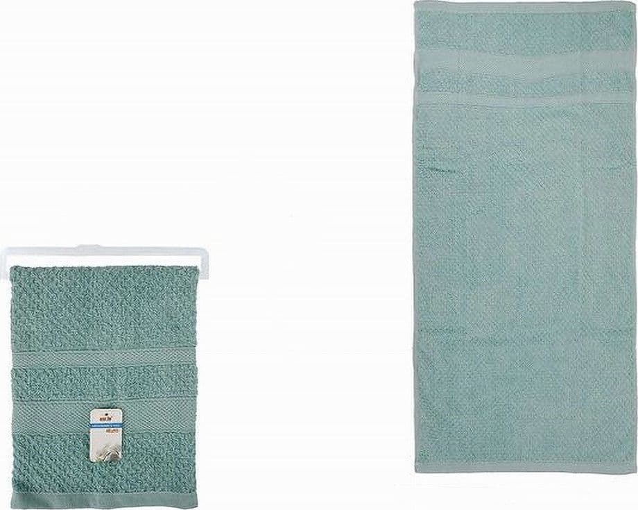 ASCIUGAMANO DA BAGNO VISO IN COTONE MORBIDA 48X90 CM 175GR COLORE CELESTE 79497