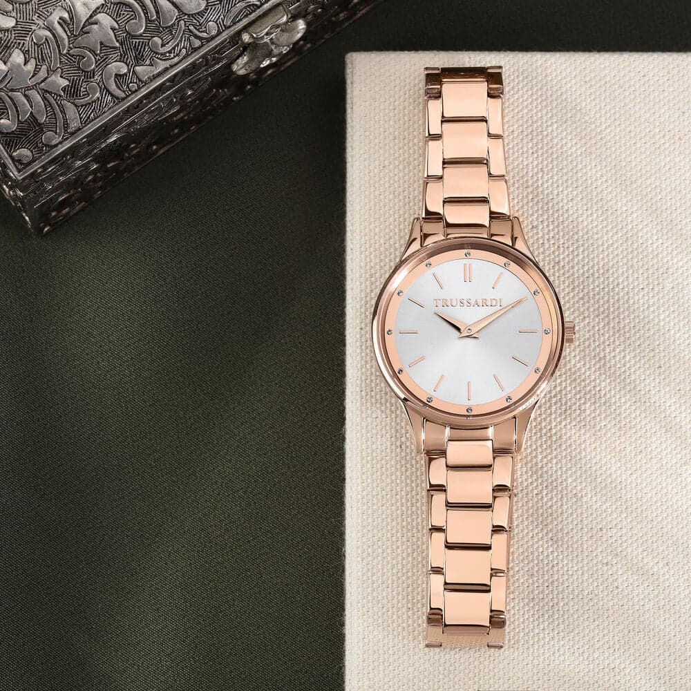 Orologio TRUSSARDI donna T-star oro rosa / bianco in Orologi da polso Web Time Orologi - Milano, commercioVirtuoso.it