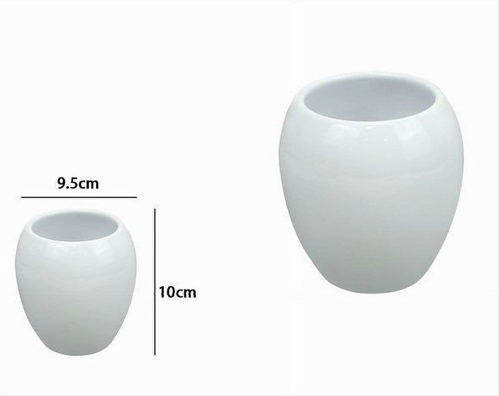 BICCHIERE PORTASPAZZOLINI CERAMICA BIANCO MODERNO ACCESSORIO ARREDO BAGNO 79245 in Set di accessori per il bagno Trade Shop italia - Napoli, commercioVirtuoso.it