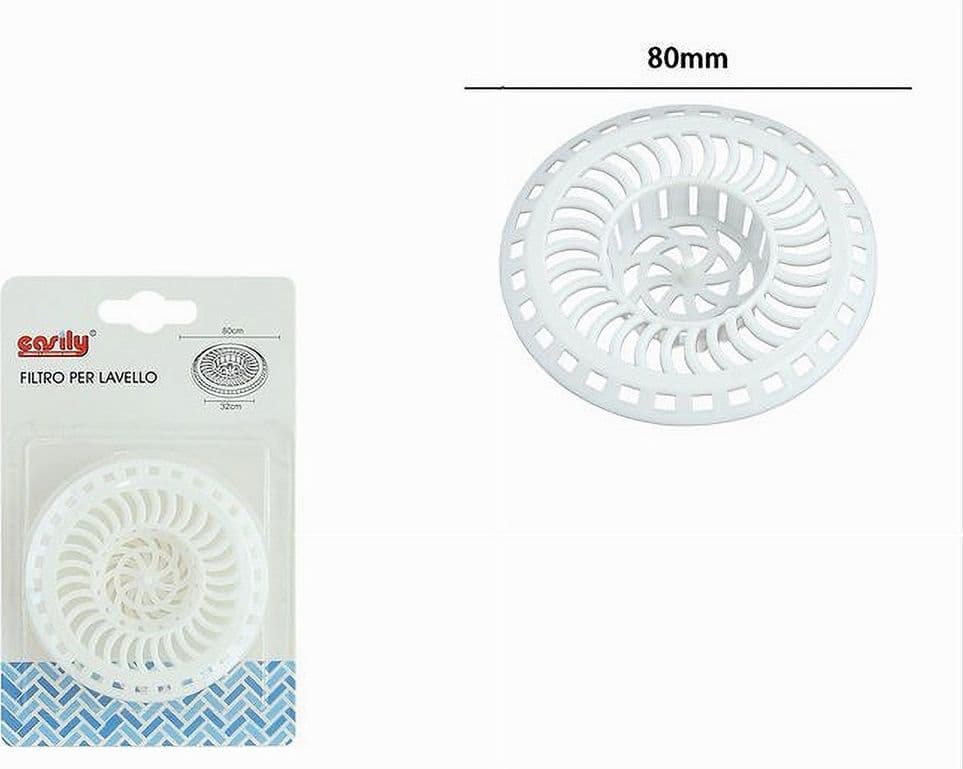 FILTRO GRIGLIA DI PROTEZIONE SCARICO PER LAVELLO CUCINA BAGNO DOCCIA Ø80MM 87630 in Filtri Trade Shop italia - Napoli, commercioVirtuoso.it