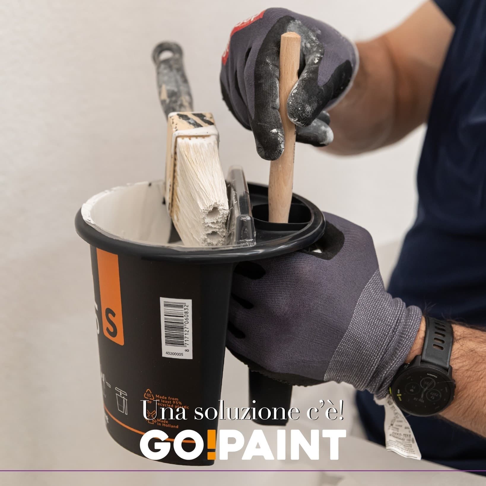 Go Paint Roll And Go S brocca contenitore con impugnatura per smalto pittura impregnante in Rulli per verniciare Aloiserw.com - Altomonte, commercioVirtuoso.it