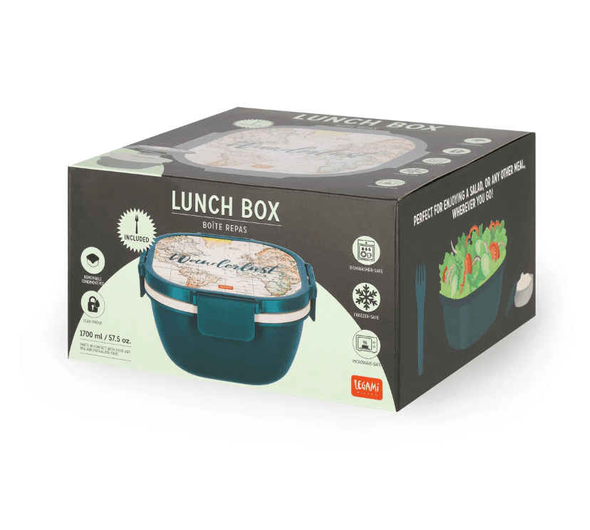 Legami - Contenitore Porta Pranzo 1700 ml - Travel - Lunch Box (LBS0001) in Borse porta alimenti Cartospedia - Napoli, commercioVirtuoso.it