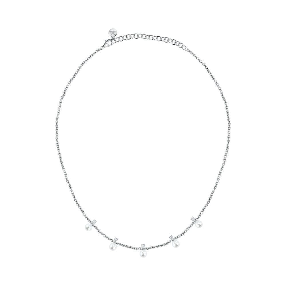 Collana MORELLATO donna Perle arg. 925 / perle bianche in Collane Web Time Orologi - Milano, commercioVirtuoso.it