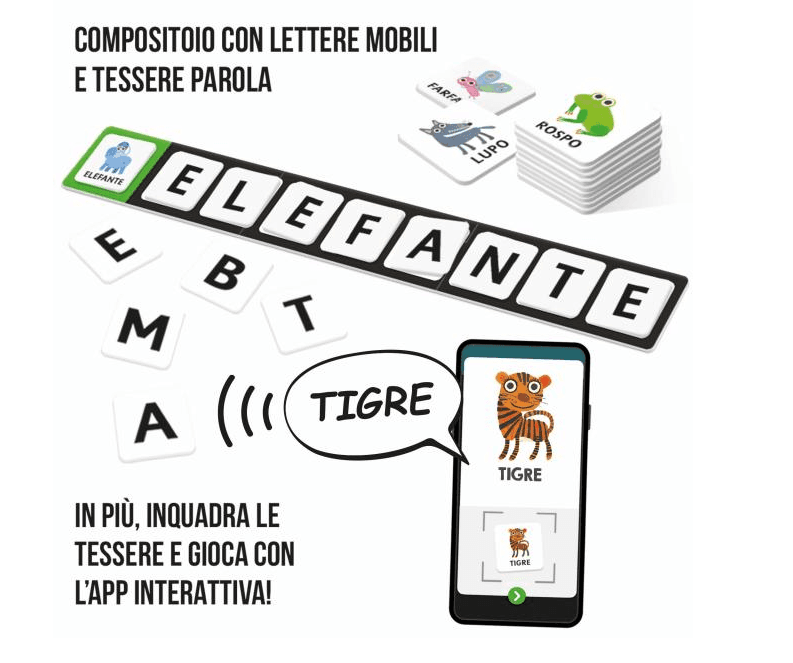 Headu - Scrivo & Leggo 4.0 Metodo fonetico interattivo e parlante (3/6 Anni) in Flash Card Cartospedia - Napoli, commercioVirtuoso.it