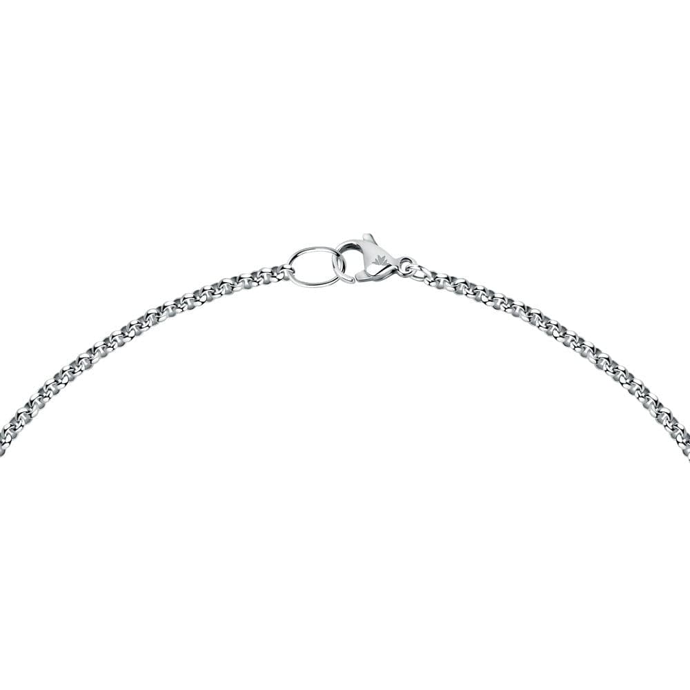 Collana MORELLATO donna Drops acciaio / punto luce bianco