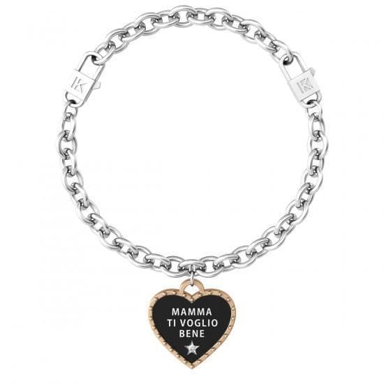 KIDULT - BRACCIALE CUORE | MAMMA TI VOGLIO BENE in Bracciali Alba Gioielli - Casoria, commercioVirtuoso.it