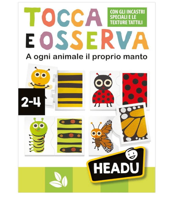 Headu - Tocca & Osserva Montessori (2/4 Anni) in Puzzle classici Cartospedia - Napoli, commercioVirtuoso.it