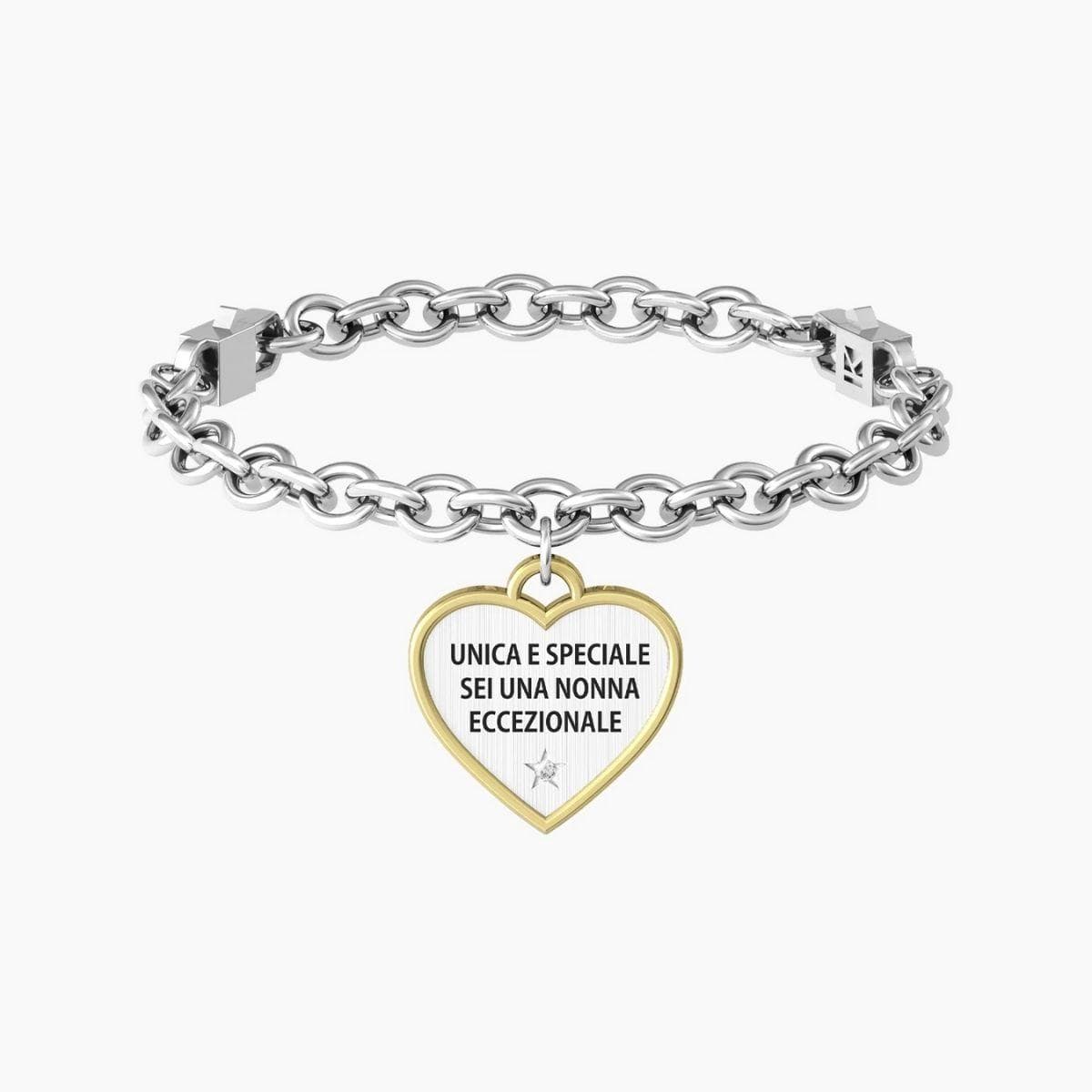 KIDULT - BRACCIALE CUORE | NONNA ECCEZIONALE in Bracciali Alba Gioielli - Casoria, commercioVirtuoso.it