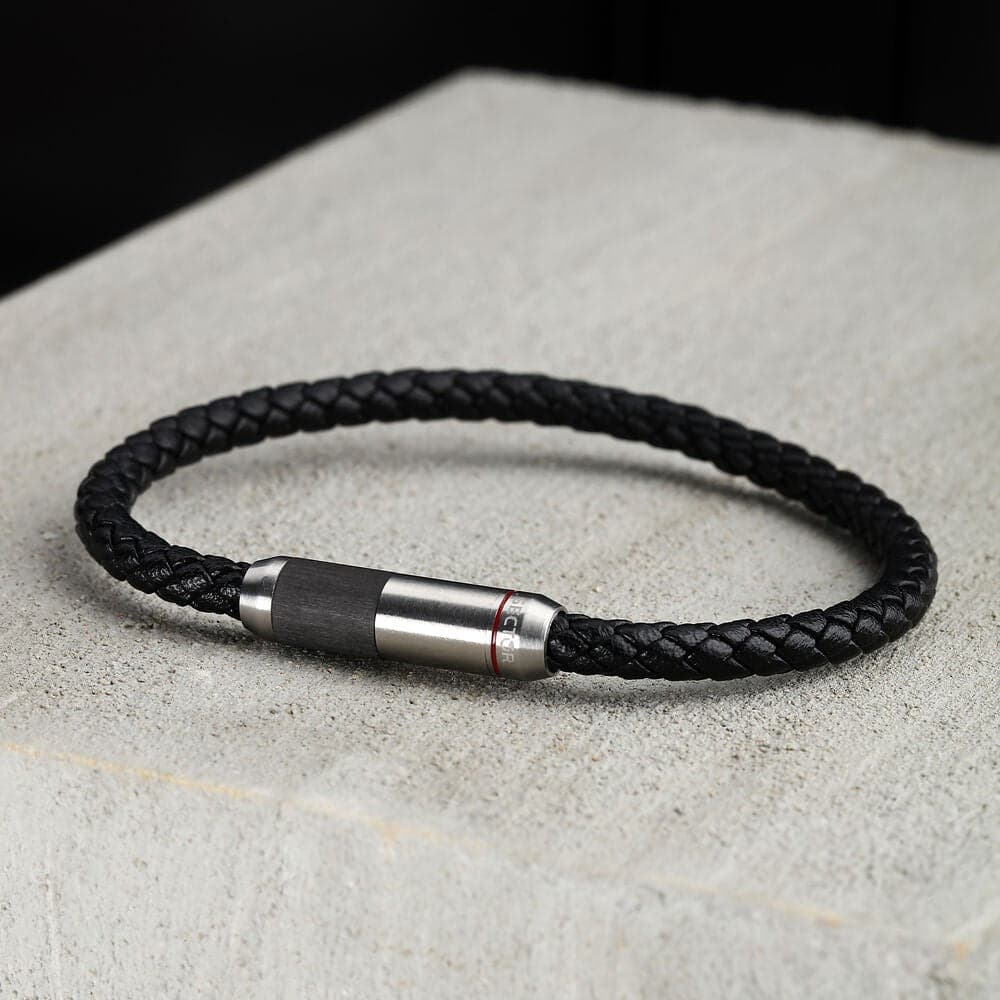 Bracciale SECTOR uomo Bandy nero / fibra di carbonio in Bracciali Web Time Orologi - Milano, commercioVirtuoso.it