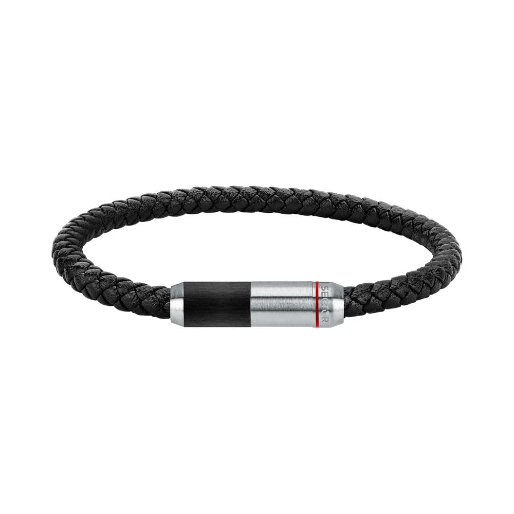 Bracciale SECTOR uomo Bandy nero / fibra di carbonio