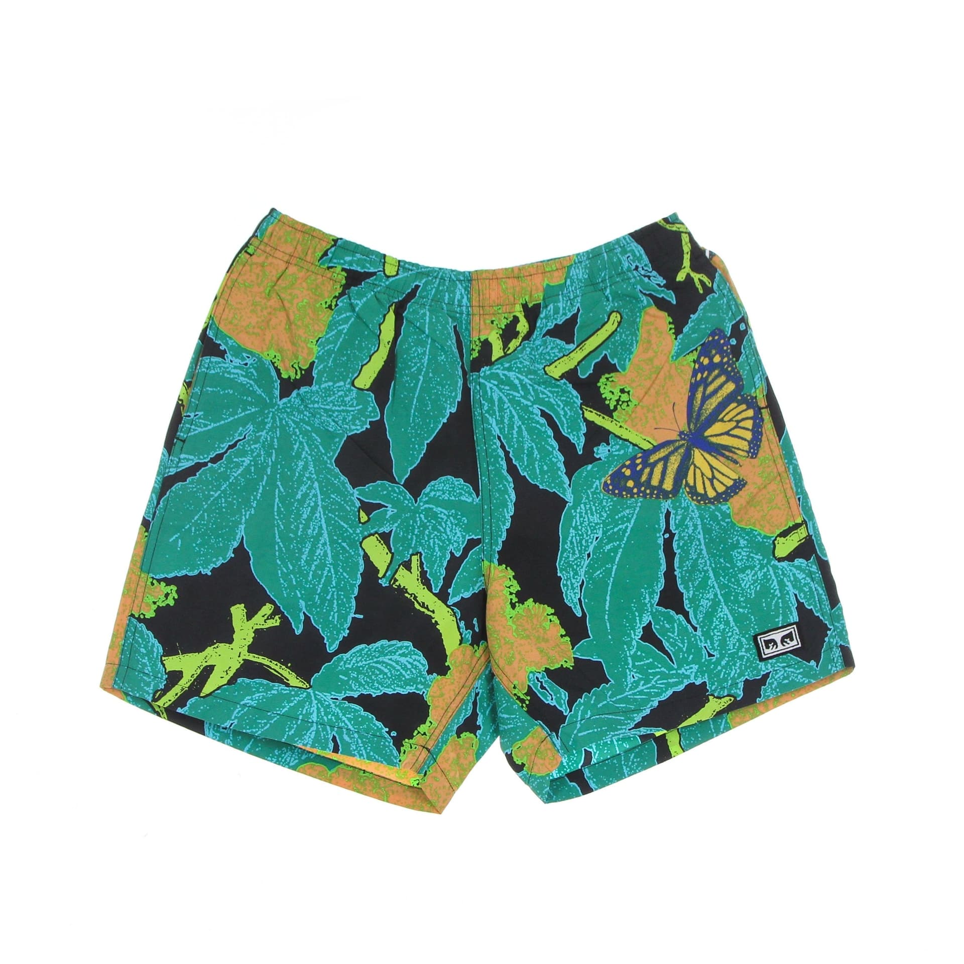 OBEY Pantaloncino Uomo Easy Relaxed Buds Short Black Multi da uomo in Pantaloncini Drestige - Casamassima, commercioVirtuoso.it