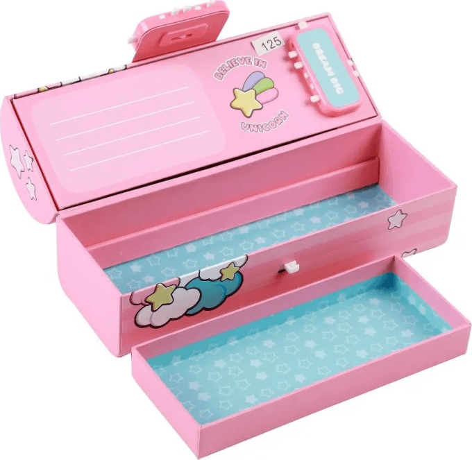 ITOTAL - Organizer a Forma di Bauletto con Lucchetto Cat Lovers Rosa in Scatole Cartospedia - Napoli, commercioVirtuoso.it
