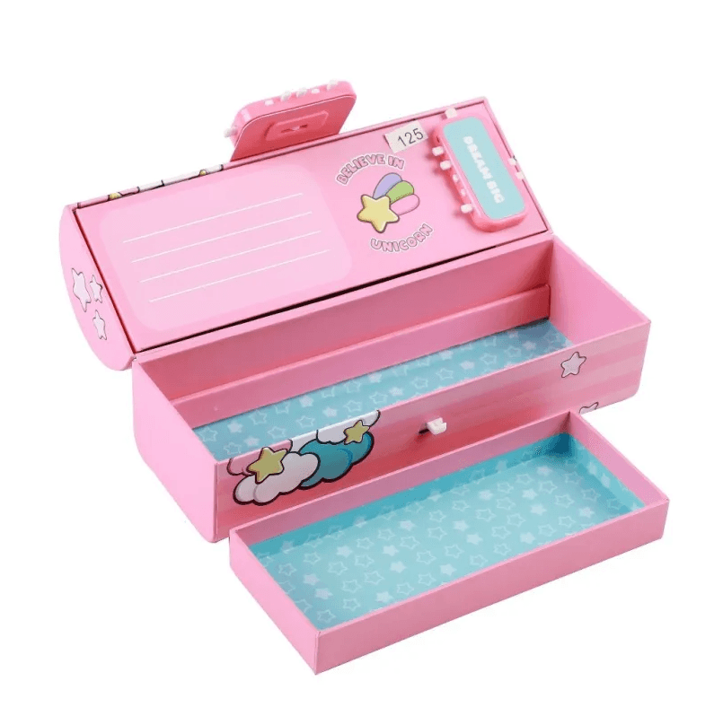 ITOTAL - Organizer a Forma di Bauletto con Lucchetto Cat Lovers Rosa in Scatole Cartospedia - Napoli, commercioVirtuoso.it