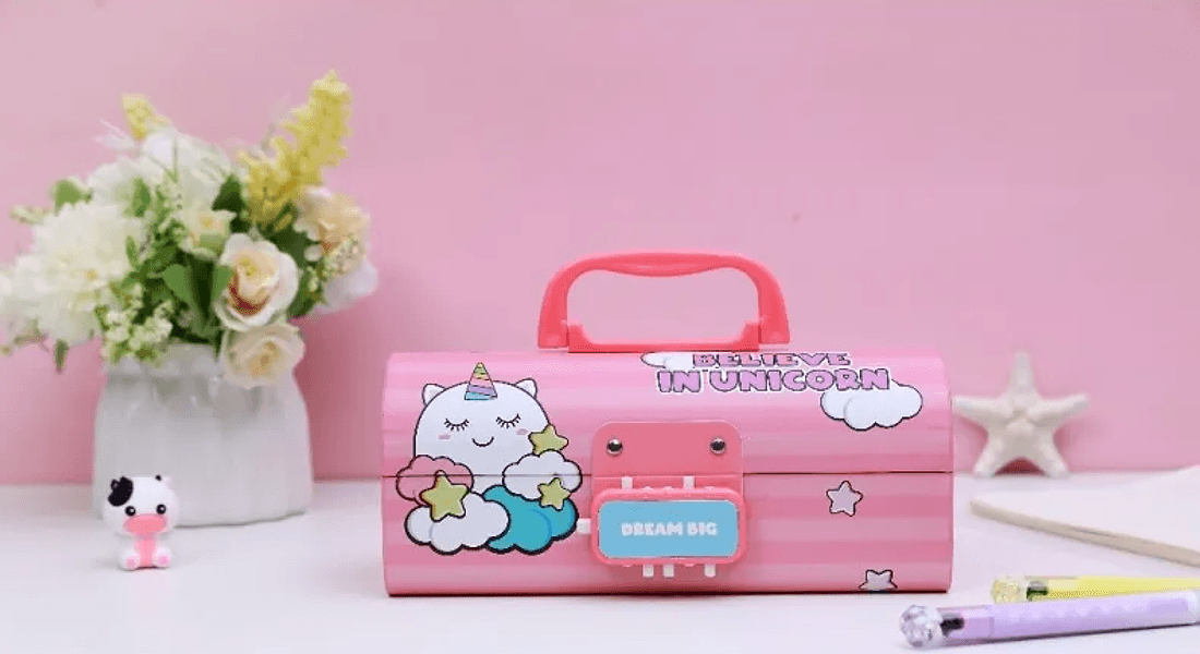 ITOTAL - Organizer a Forma di Bauletto con Lucchetto Cat Lovers Rosa in Scatole Cartospedia - Napoli, commercioVirtuoso.it