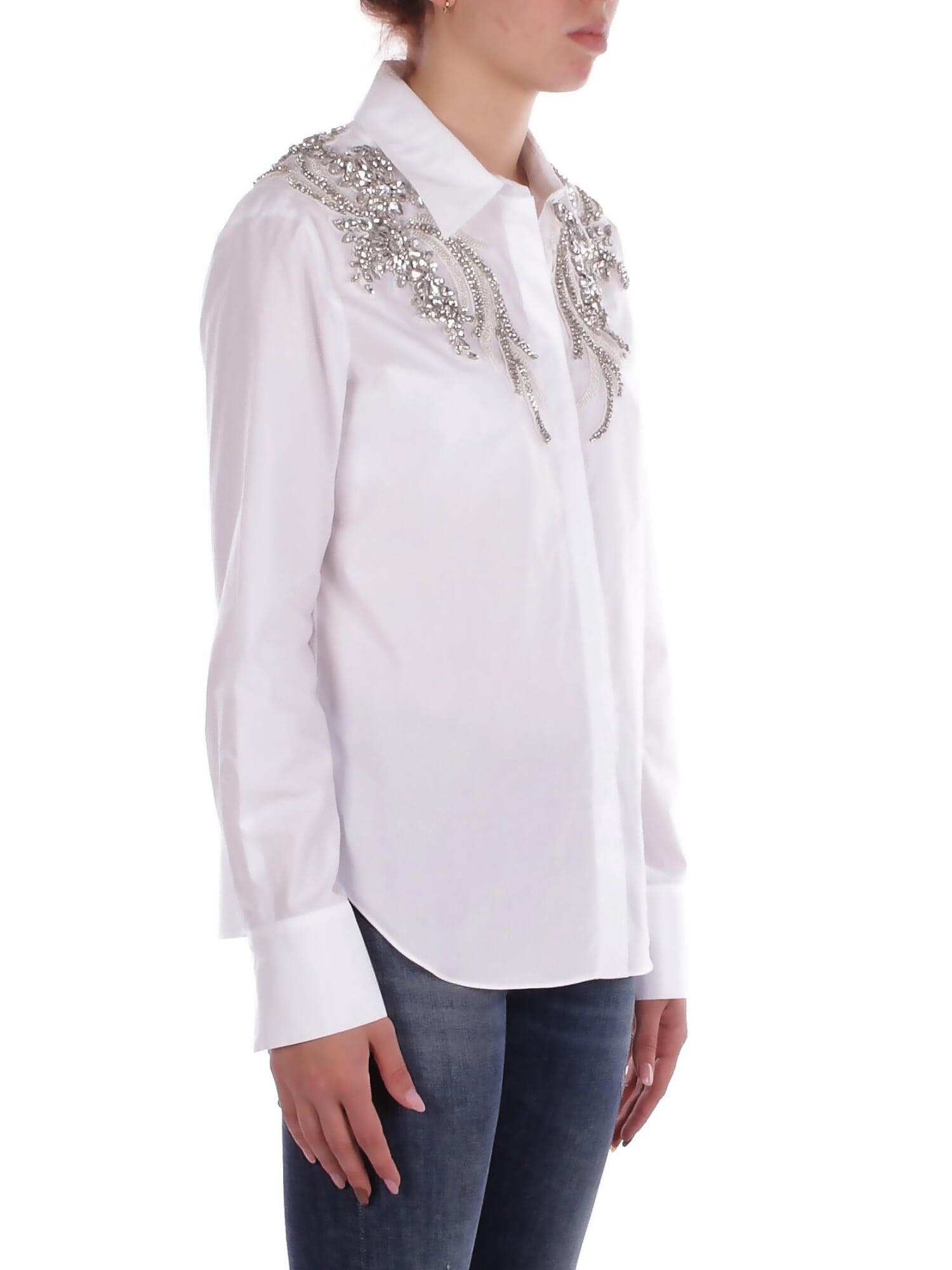 Blugirl Camicie Bianco da donna in Bluse e camicie Drestige - Casamassima, commercioVirtuoso.it