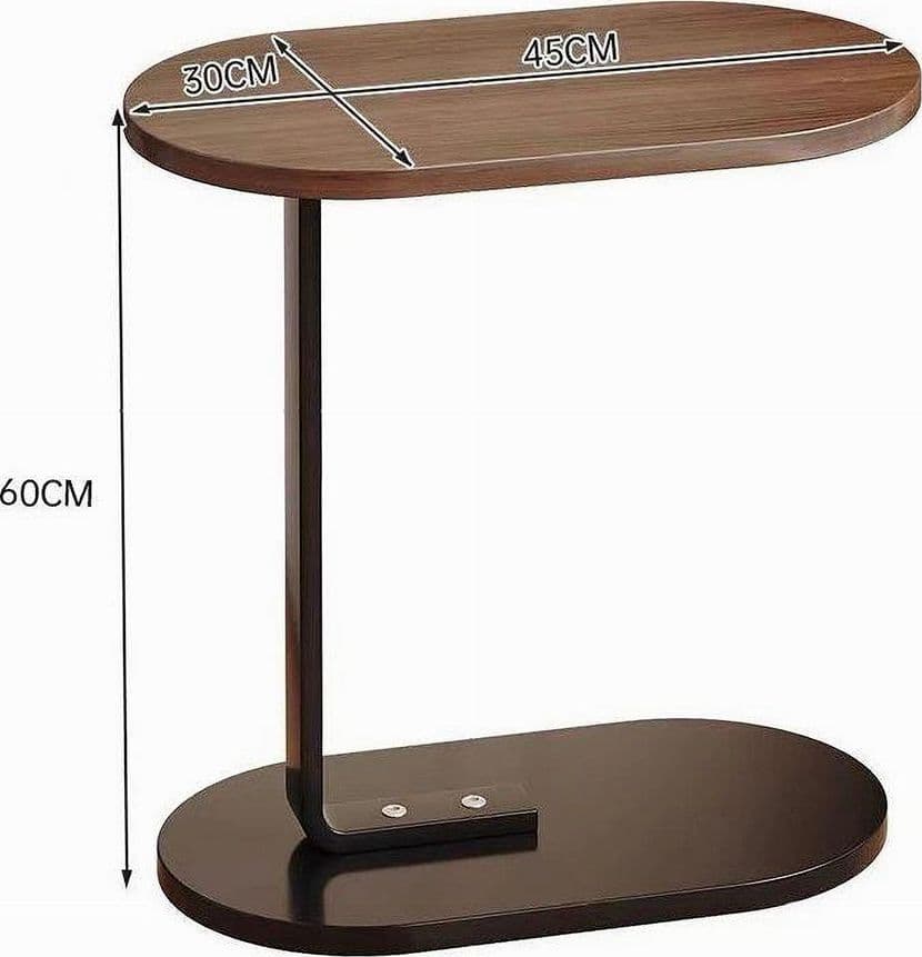 TAVOLINO A FORMA DI C PER DIVANO SOGGIORNO CAMERA LETTO MODERNO PORTATILE TAVOLO in Tavolini da caffè Trade Shop italia - Napoli, commercioVirtuoso.it