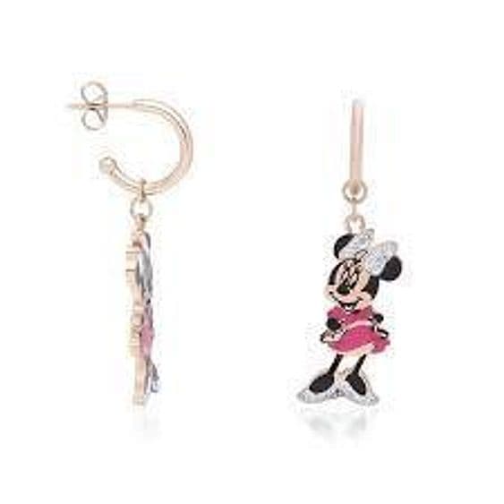 STROILI - Orecchini pendenti in acciaio rosato con Minni e strass in Orecchini Alba Gioielli - Casoria, commercioVirtuoso.it