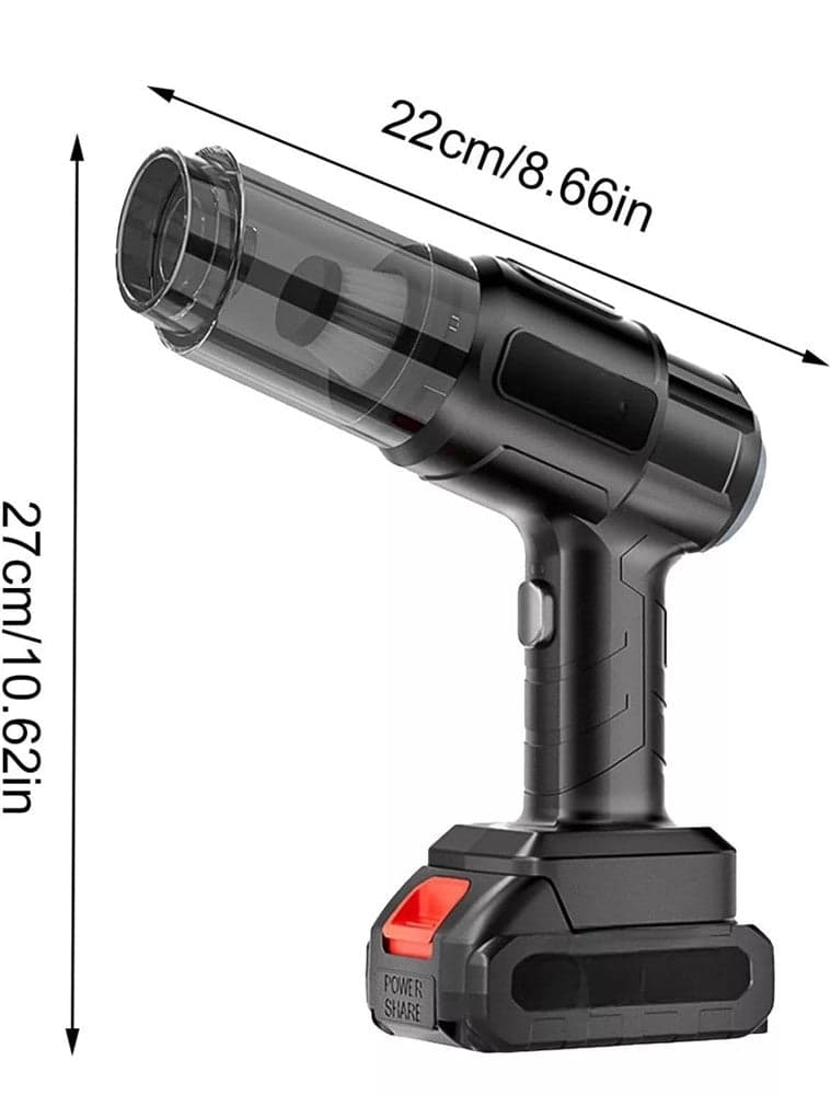 ASPIRAPOLVERE ASPIRABRICIOLE PORTATILE SENZA FILI DOPPIA BATTERIA 24V 07640 in Aspirabriciole e aspirapolvere portatili Trade Shop italia - Napoli, commercioVirtuoso.it