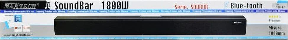 SOUNDBAR BLUETOOTH AUX USB 1800 WATT 1000 MM SUBWOFFER CASSA ALTOPARLANTE SOU-02 in Soundbar Trade Shop italia - Napoli, commercioVirtuoso.it
