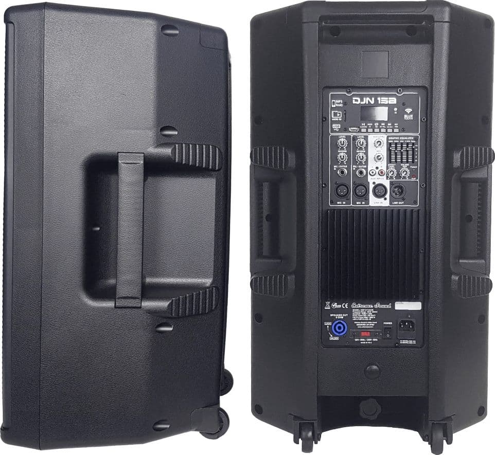 COPPIA CASSE AUDIO ACUSTICHE 4000W EXTREME SOUND WOOFER 15" BLUETOOTH USB DJN-15 in Sistemi di altoparlanti Trade Shop italia - Napoli, commercioVirtuoso.it