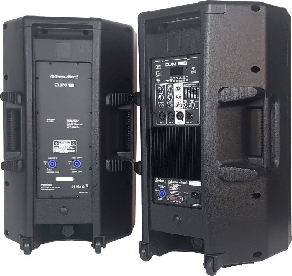 COPPIA CASSE AUDIO ACUSTICHE 4000W EXTREME SOUND WOOFER 15" BLUETOOTH USB DJN-15 in Sistemi di altoparlanti Trade Shop italia - Napoli, commercioVirtuoso.it