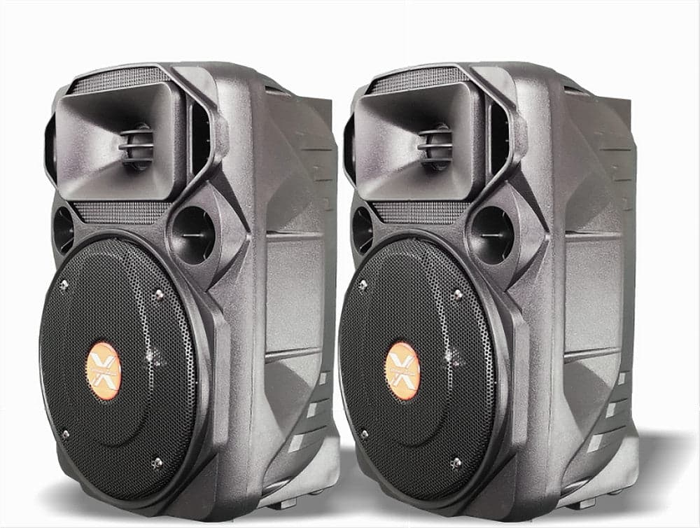 COPPIA CASSE ATTIVA + PASSIVA MICROFONO BLUETOOTH 1300W EXTREME SOUND VAN-M-POWER in Sistemi PA Trade Shop italia - Napoli, commercioVirtuoso.it