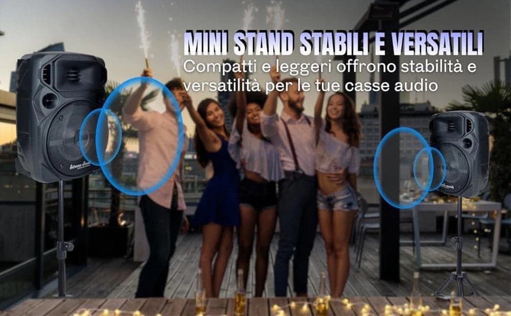 COPPIA CASSE ATTIVA + PASSIVA MICROFONO BLUETOOTH 1300W EXTREME SOUND VAN-M-POWER in Sistemi PA Trade Shop italia - Napoli, commercioVirtuoso.it