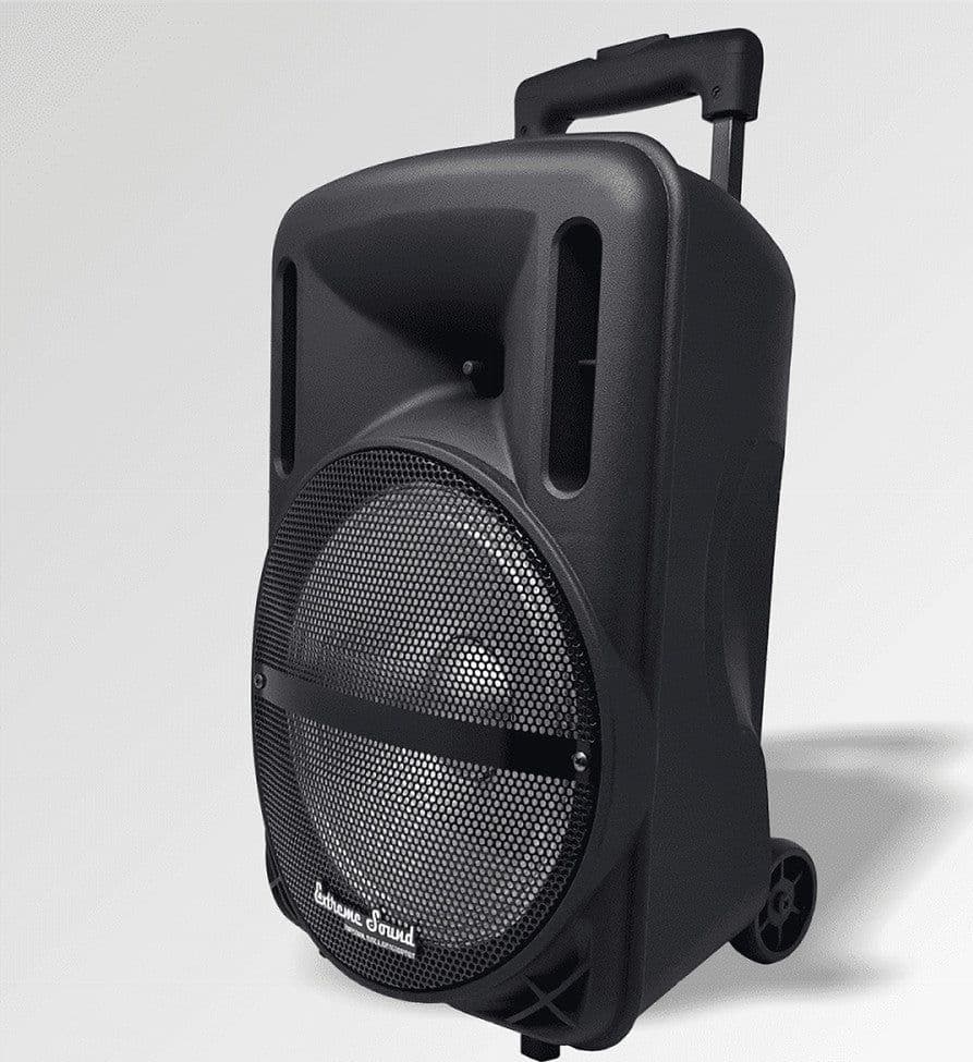 CASSA AUDIO A BATTERIA RICARICABILE TROLLEY WOOFER 10" USB EXTREME SOUND MOVE 10 in Monitor Trade Shop italia - Napoli, commercioVirtuoso.it