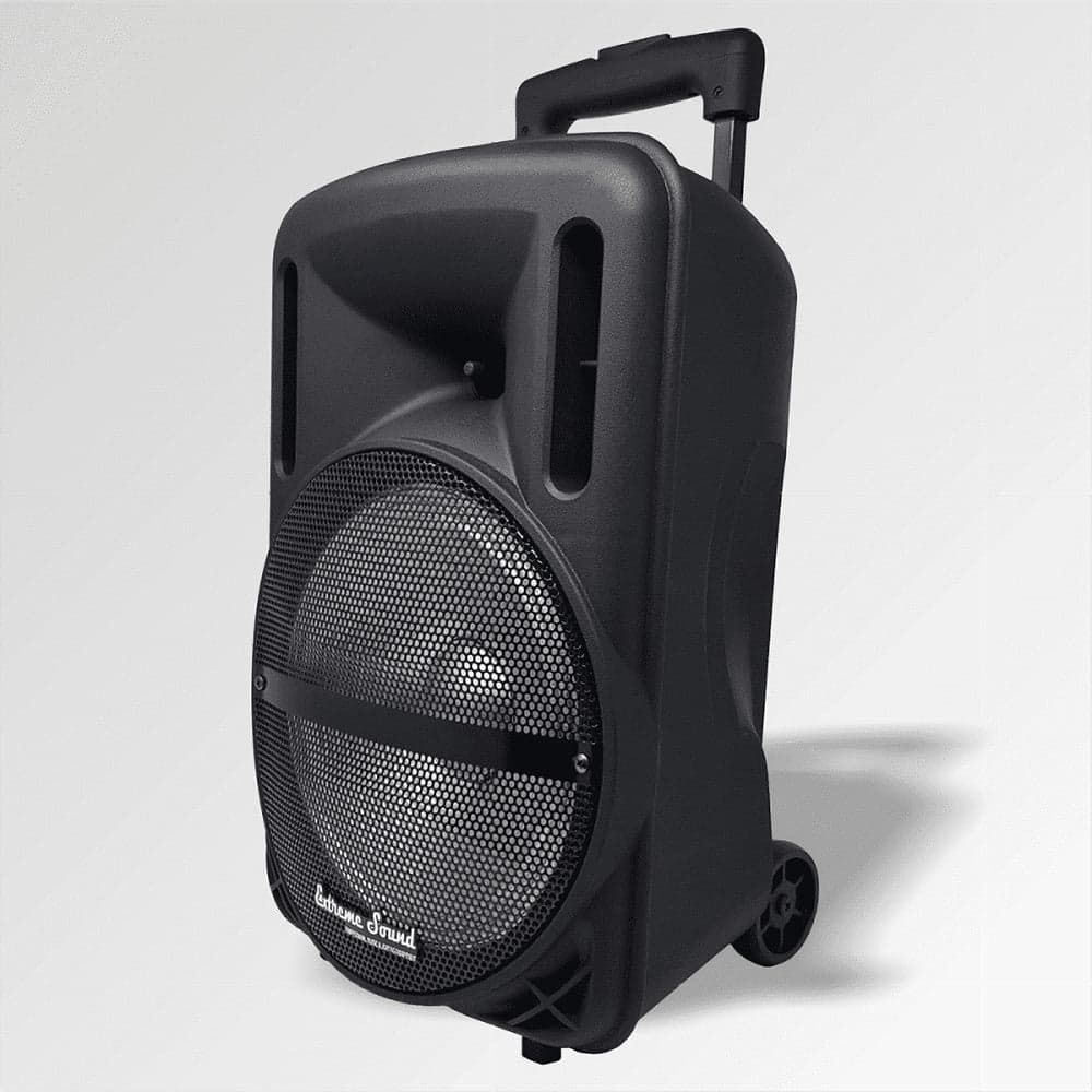 CASSA AUDIO A BATTERIA RICARICABILE TROLLEY WOOFER 10" USB EXTREME SOUND MOVE 10 in Monitor Trade Shop italia - Napoli, commercioVirtuoso.it