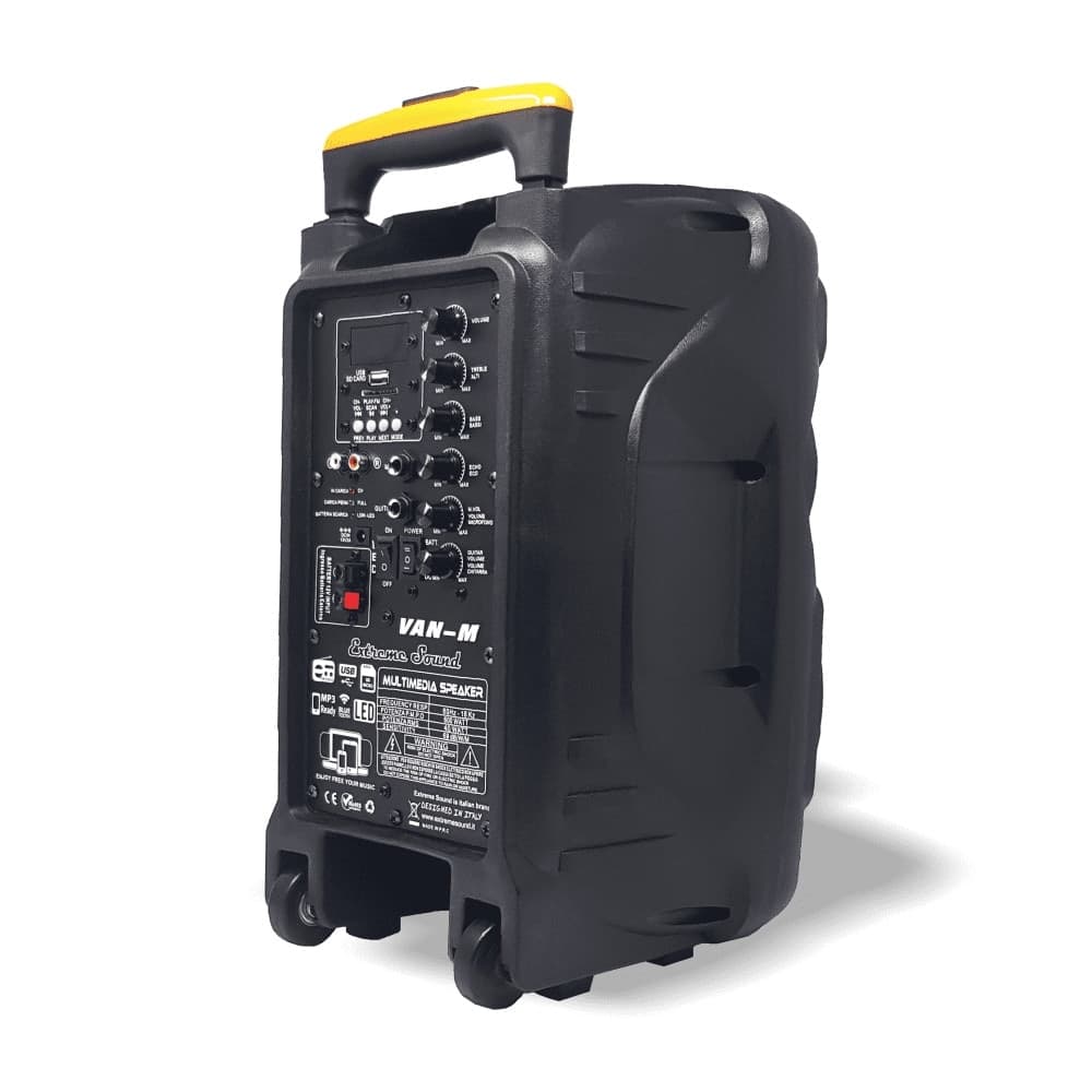 CASSA PORTATILE A TROLLEY 600 W BLUETOOTH USB RGB CON MICROFONO WIRELESS VAN-M in Casse portatili Bluetooth Trade Shop italia - Napoli, commercioVirtuoso.it
