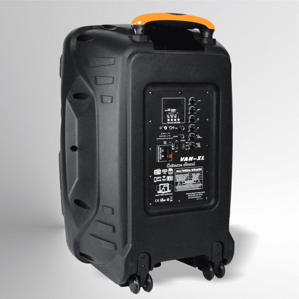 CASSA AUDIO PORTATILE BATTERIA WOOFER 15" USB MP3 MICROFONO EXTREME SOUND VAN-XL in Sistemi PA Trade Shop italia - Napoli, commercioVirtuoso.it