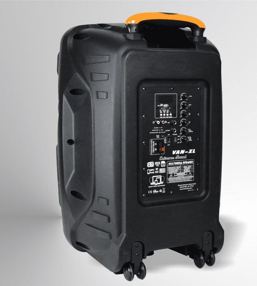 CASSA AUDIO PORTATILE BATTERIA WOOFER 15" USB MP3 MICROFONO EXTREME SOUND VAN-XL in Sistemi PA Trade Shop italia - Napoli, commercioVirtuoso.it