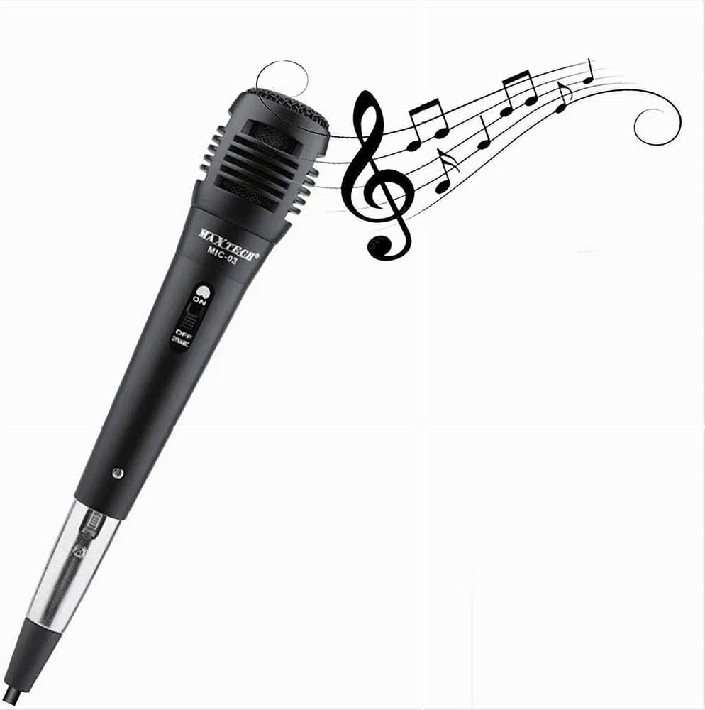 MICROFONO CON CAVO JACK 6.5MM 2MT AMPLIFICATORE PER KARAOKE EVENTI FM-570 MIC-12 in Dinamico Trade Shop italia - Napoli, commercioVirtuoso.it