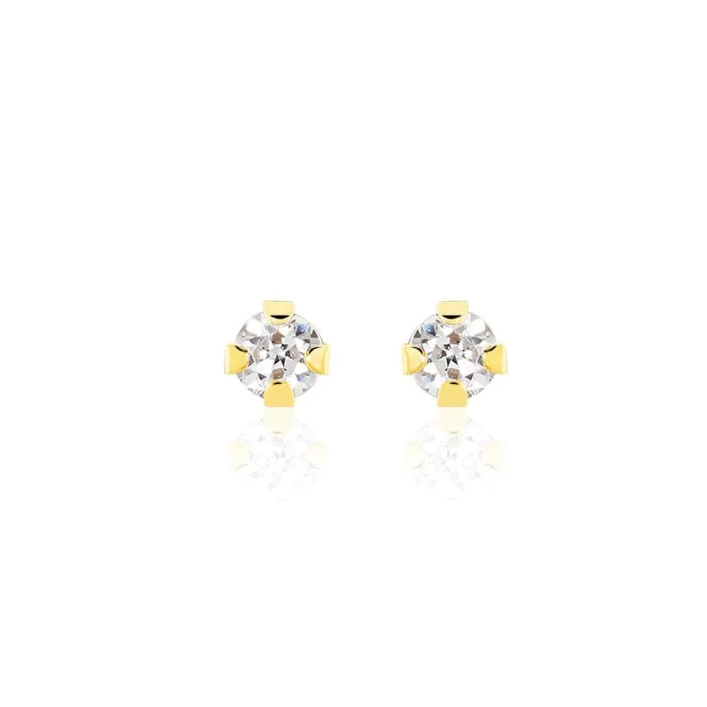 Stroili Orecchini a lobo Bon Ton oro giallo e Cubic zirconia in Orecchini Alba Gioielli - Casoria, commercioVirtuoso.it